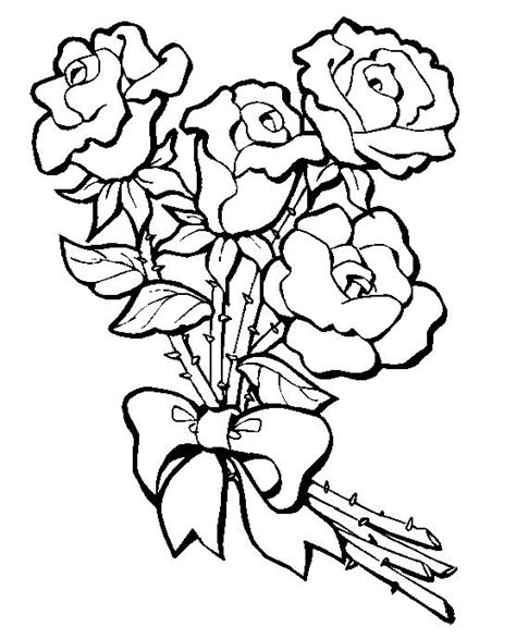 coloring pages  roses coloring pages  print