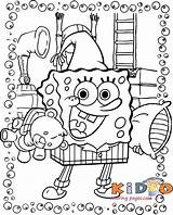 Spongebob Pages Coloring Color Squarepants Print Kids Gary sketch template