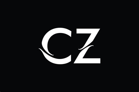 cz monogram logo design  vectorseller thehungryjpeg