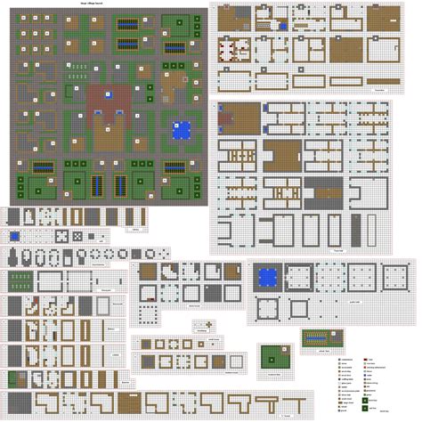 minecraft village house floor plans