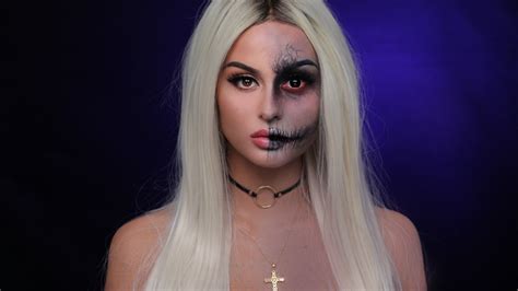 face  death halloween makeup tutorial