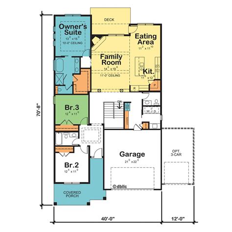narrow lot home plans  design basics