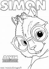 Alvin Chipmunks Coloring Pages Simon Chipmunk Drawing Colouring Et Coloriage Les Imprimer Clipart Kids Print Cartoon Getdrawings Cartoons Chipwrecked Coloriages sketch template