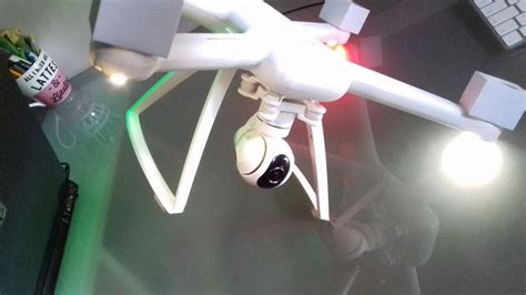 xiaomi mi drone  gimbal fault test youtube
