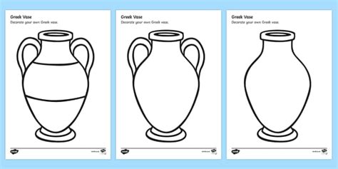 greek vase design sheet pottery designs ks twinkl
