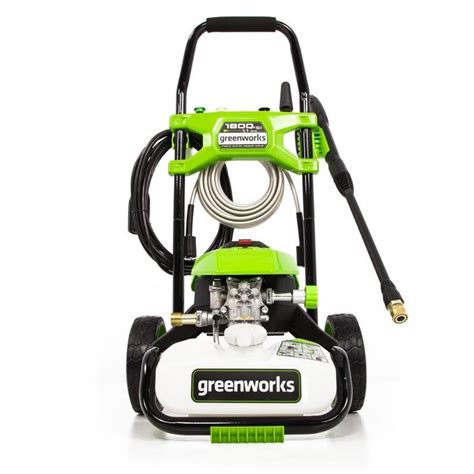 greenworks 1800 psi 1 1 gpm cold water electric pressure washer in the
