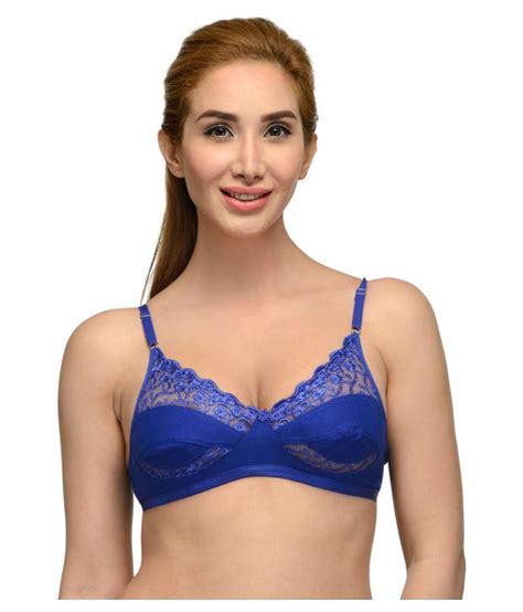 buy admirable beauty blue cotton bras online at best prices in india