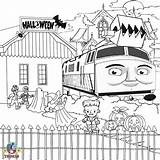 Coloring Pages Thomas Diesel Train Engine Printable Halloween Color Friends Tank Percy Print Kids Online Getcolorings Getdrawings Graphic Colorings Difficult sketch template
