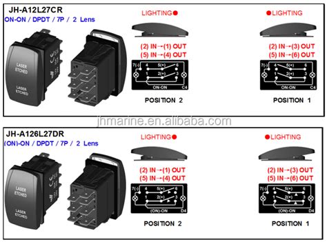 carling rocker switch  blade wiring diagram wiring diagram pictures