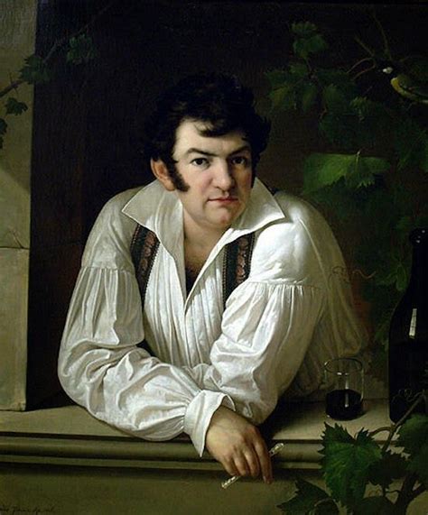 Giuseppe Tominz Self Portrait 1826 Portrait Giuseppe