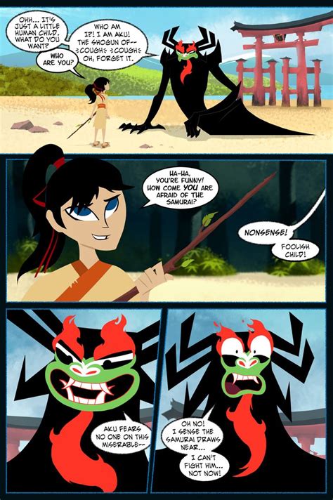 page 20 of “master of darkness” comics next pages soon samurai jack