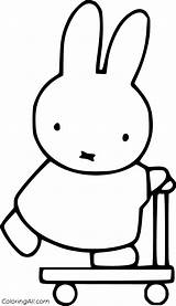 Miffy Coloringall sketch template