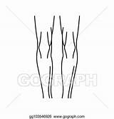 Knees Clipground sketch template