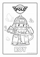 Poli Coloring Robocar Pages Kids Rescue Team Andrade Birthday Books sketch template