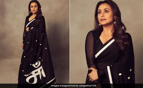 Rani Mukerjis Saree For Mrs Chatterjee Vs Norway Promotions Is The