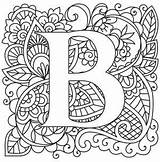 Letter Coloring Letters Pages Adult Colouring Urban Alphabet Designs Unique Embroidery Threads Urbanthreads sketch template