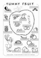 Yummy Fruit Bunny Worksheet Fruits Wordsearch Pictionary Coloring Worksheets Find sketch template