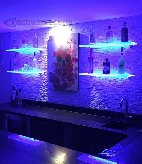 Lighted Display Shelving For Bars Nightclubs Restaurants