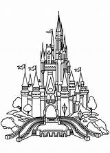 Castle Coloring Pages Adults Printable Color Print Getcolorings sketch template
