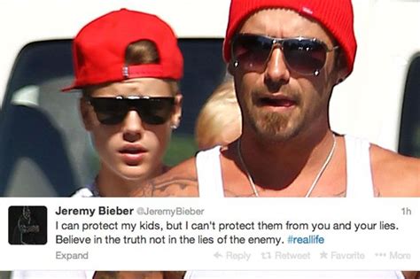 Justin Bieber Dad Arrest Tweet Blasts Lies Of Enemy And Defends
