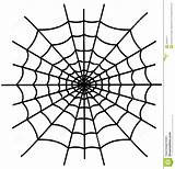 Spiderweb Isolement sketch template