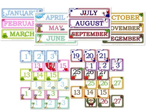 images  kindergarten printable calendar month  month
