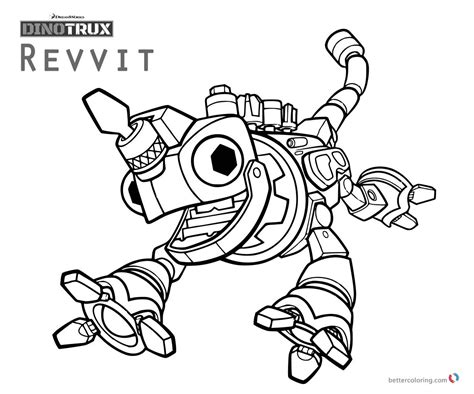 dinotrux coloring pages  getdrawings