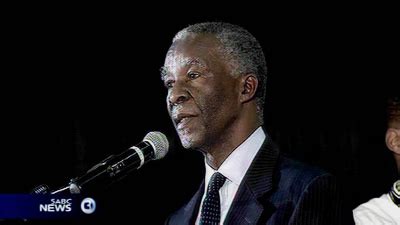 thabo mbeki speech   inauguration  president  south africa sabc news breaking news