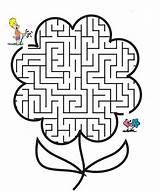 Maze Mazes Doolhof Lente Labyrinths Labyrinthe Labirinto Labirinti Printactivities Puzzel Labirint Worksheets Puzzels Bloem Strani Outs Colorat Autistic Desene Planse sketch template
