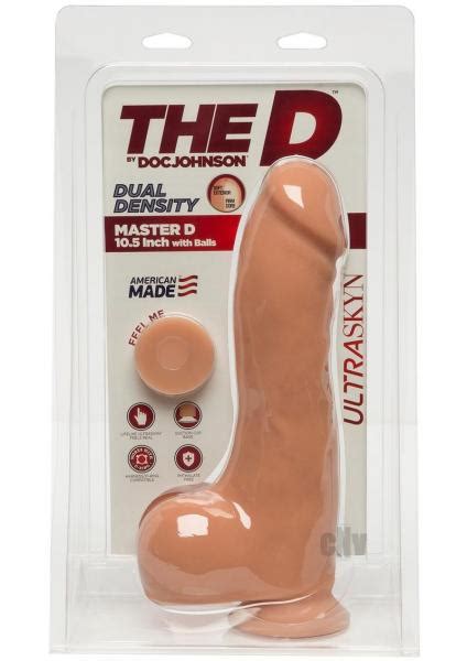 The D Master D 10 5 Inches Dildo With Balls Ultraskyn