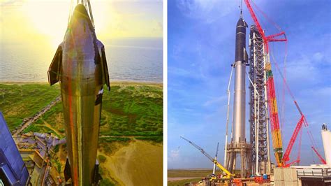 Elon Musks Spacex Assembled The Full Starship Launch System Crowded Hell