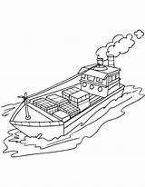 Ship Coloring Cargo Pages Cruise Container Drawing Printable Print Getcolorings Getdrawings Kids Color Template sketch template