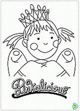 Coloring Pinkalicious Pages Dinokids Colouring sketch template
