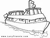 Boat Pages Coloring Ferry Drawing Kids Printable Speedboat Colouring Color Book Print Ship Boats Travel Kid Books Speed Getdrawings Choose sketch template