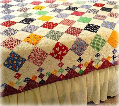 patch diamond quilt vintage  modern quilting cubby
