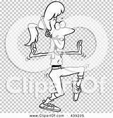 Clip Instructor Jazzercise Outline Illustration Cartoon Rf Royalty Toonaday sketch template