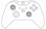 Xbox Controller Drawing Outline Coloring Template Ps4 Getdrawings sketch template