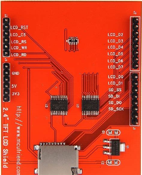 tft lcd module pinout interfacing arduino applications features