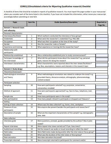 qualitative research report templates   ms word