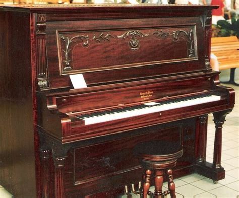 williams epworth upright grand piano antique piano shop
