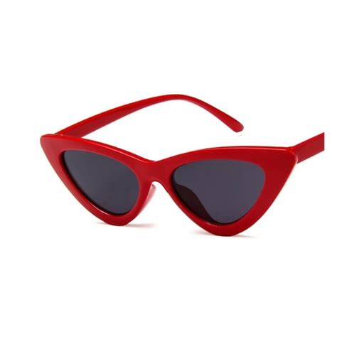 accessories red cat eye sunglasses poshmark