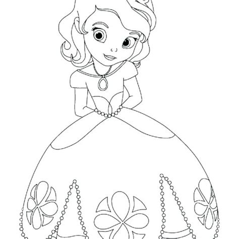 princess baby coloring pages  getcoloringscom  printable