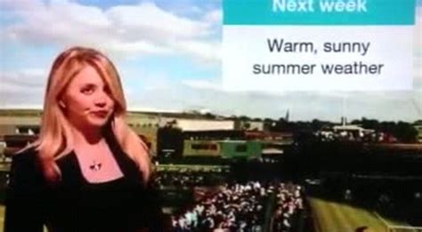 bbc weather girl wendy hurrell s eye rolling footage goes viral