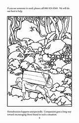 Coloring Book Homeless Helping Shelter sketch template