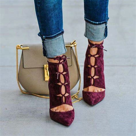 pinterest brooklynhoffmann ☀︎ schnür heels lace up heels high heels