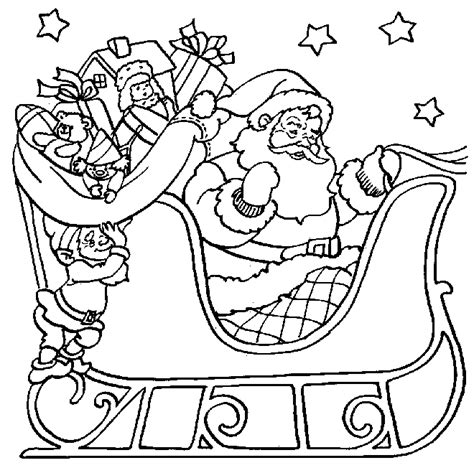 christmas coloring fantasy coloring pages