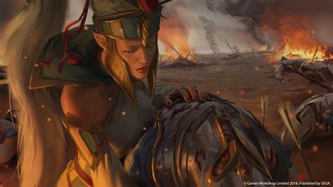 event art for dark and high elves in high quality released — total war