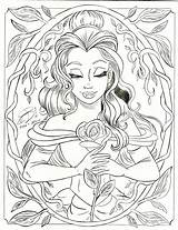 Coloring Pages Disney Adults Adult Princess Printable Colouring Book Books Sheets Cartoon Tumblr Version Cute sketch template