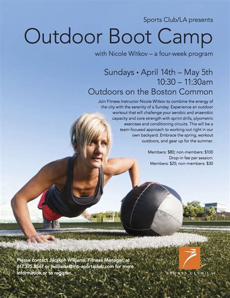 boot camp flyer template  printable templates
