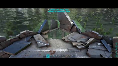 ark boat building part  ark survival evolved youtube